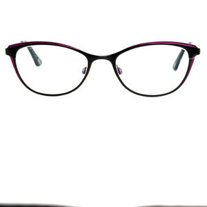 Kliik Denmark Eyeglasses, Frames Only 565 448 47-17-135 Black Pink Purple H19926